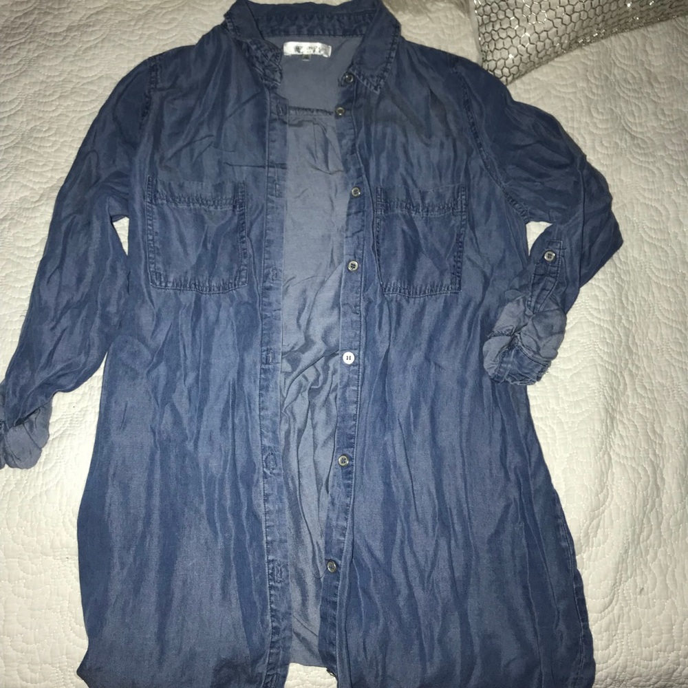 Blue jean button down